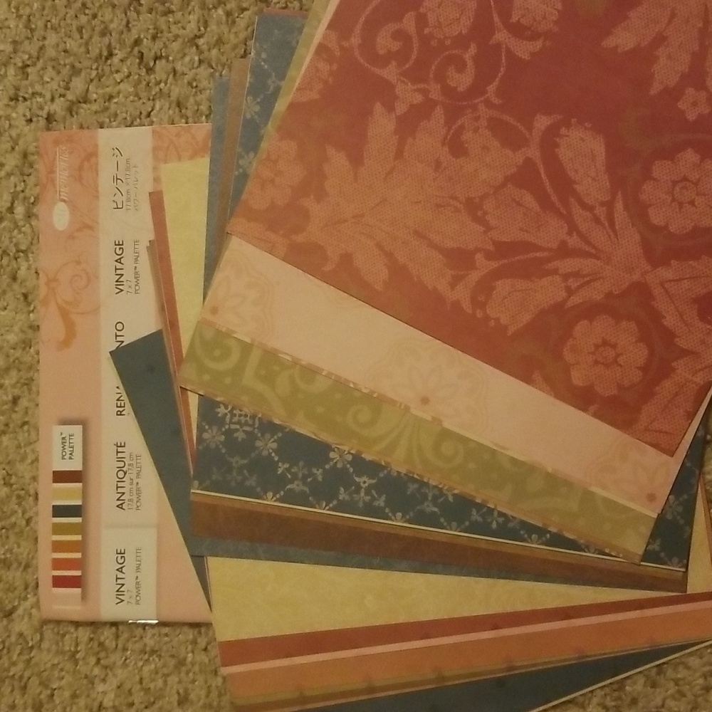 Creative Memories 7 x 7 Power Palette. Vintage.